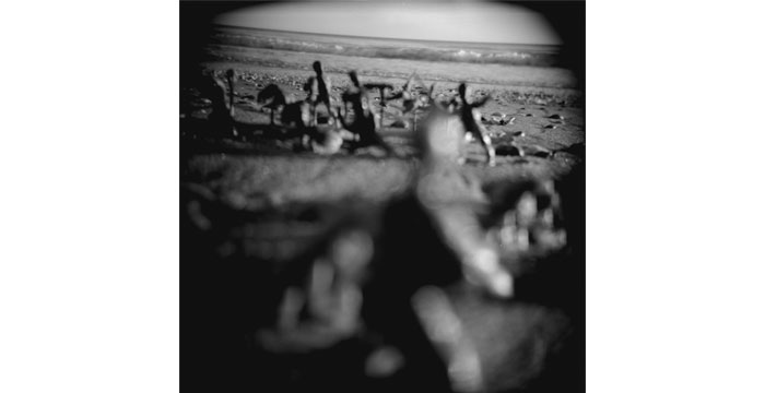 Entrenched, 1998. Toy Camera, B&W Film, Silver Gelatin Print, 30x40