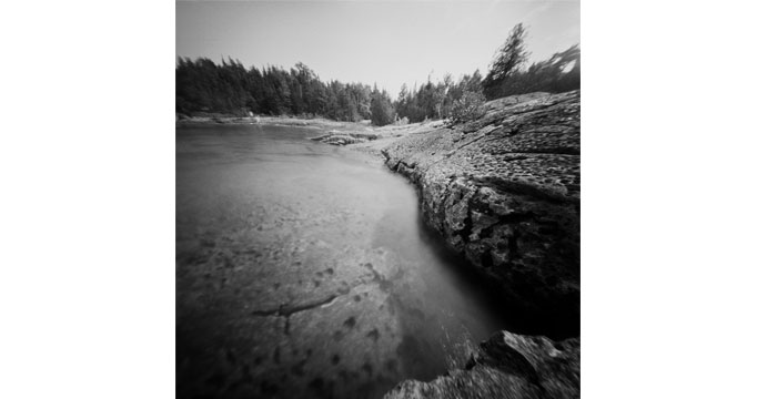 Little Tub Harbor, 2013. Pinhole Camera, B&W Film, Pigment Inkjet Print, 20x20