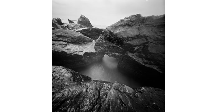 Covered Inlet, 2013. Pinhole Camera, B&W Film, Pigment Inkjet Print, 20x20